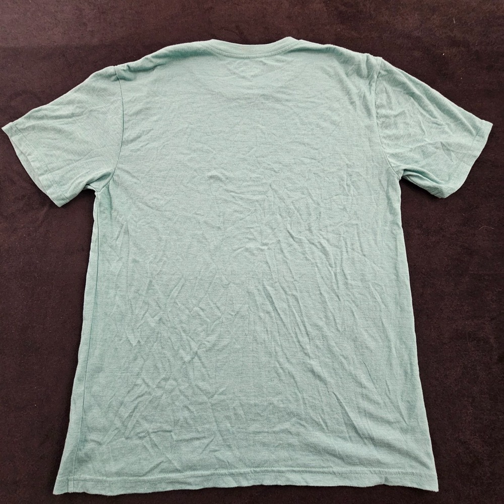Paulina Lake Oregon Blue Short Sleeve Tri-Blend T-Shirt Men's M - Picture 2 of 12